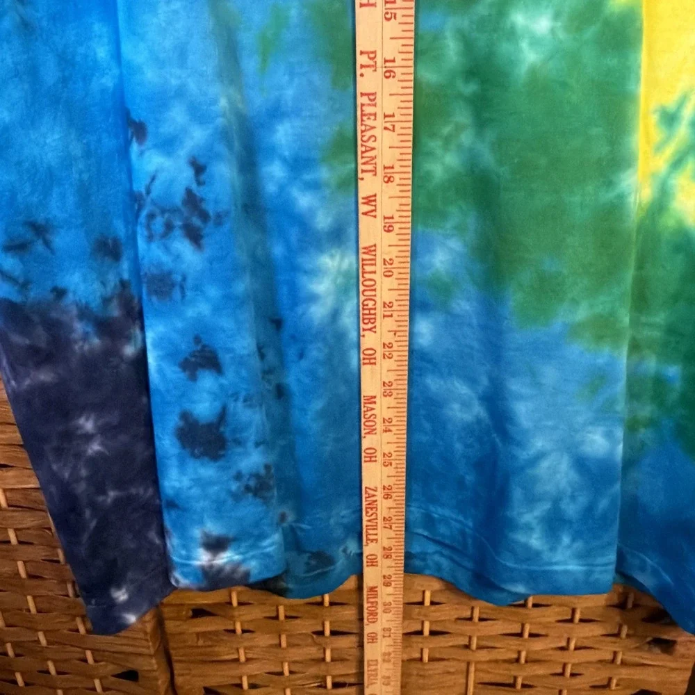 Polo Ralph Lauren Mens LG Classic Fit Rainbow Tie Dye Pony Logo T-Shirt Multi